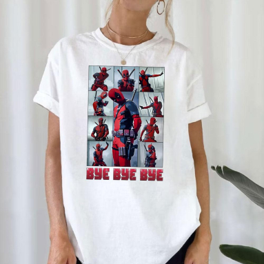 Marvel DeadPool Dancing Bye Bye Bye Unisex T- Marvel Fan Gift Comfort Colors Or Gildan Hoodie Tshirt, Hoodie, Sweatshirt HG