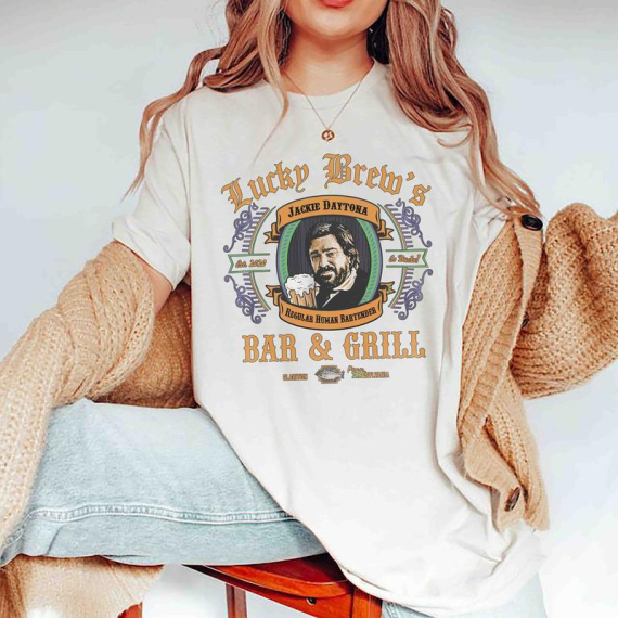 Jackie Daytona , Lucky Brews , What We Do In The Shadows Comfort Colors Or Gildan Hoodie Tshirt, Hoodie, Sweatshirt HG