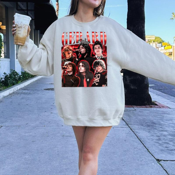 Gerard Way Vintage Ver 2 Tshirt Sweatshirt Hoodie My Chemical Romance Shirt Mother Day Gifts LN
