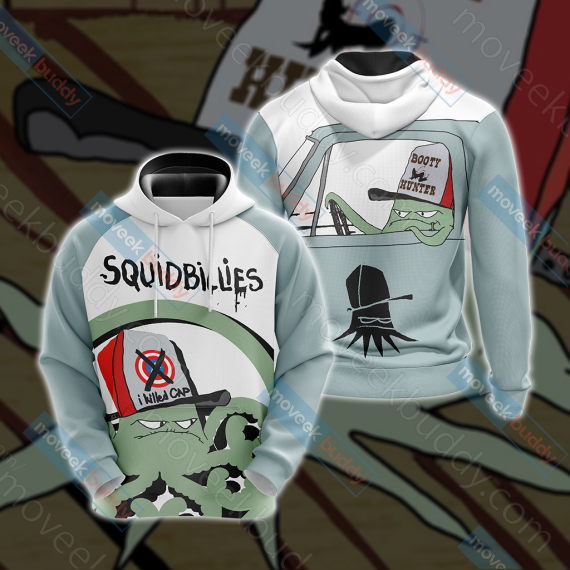 Squidbillies Unisex 3D Printed T-shirt Hoodie Zipper Hoodie, Aldult Kid Gift Shirt NVA