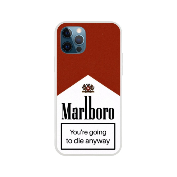 Vintage Marlboro IPhone All Series Symmetry Case - Silicone to MagSafe protective camera & screen Phone Case HG