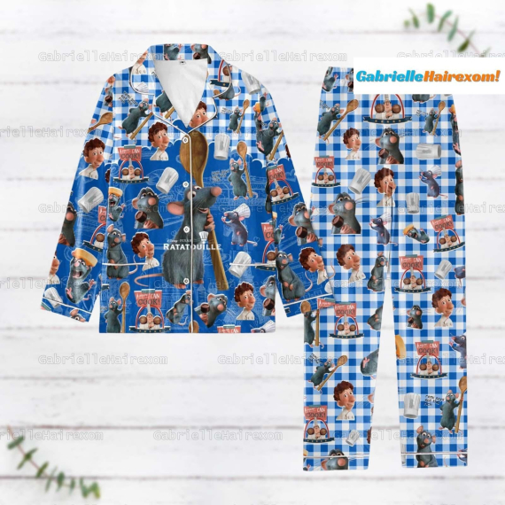 Ratatouille Pajamas Set HG Ratatouille Remy Pyjamas Disney Remy Pajamas Pants Ratatouille Womens Pajamas Mouse Chef Holiday Pajamas