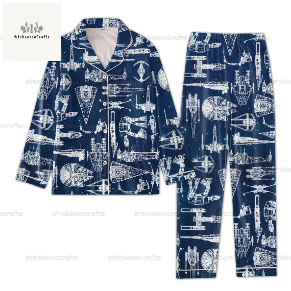 Star Wars Pajama Set Star Wars Pajamas Family Spaceship Pajamas Disney Holiday Pajamas Star Wars Movie Shirt Star Wars Lover Gifts HG