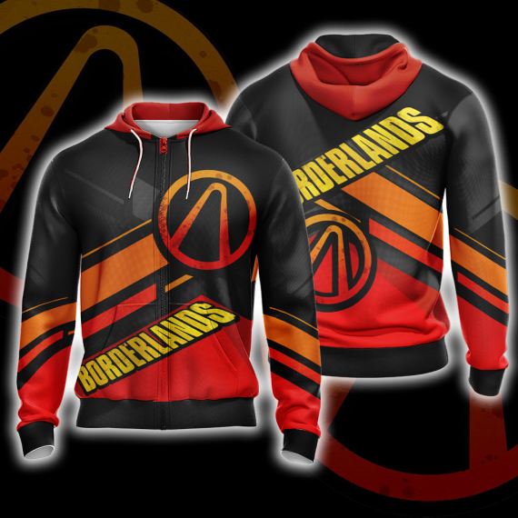 Borderlands Symbol New Unisex 3D Printed T-shirt Hoodie Zipper Hoodie, Aldult Kid Gift Shirt NVA